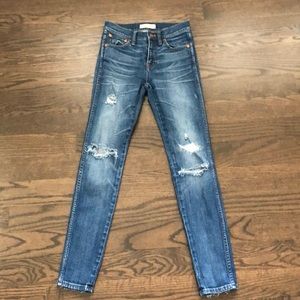 Madewell 9” High Riser Skinny Skinny Jeans